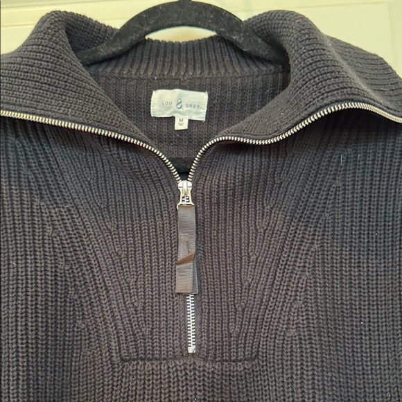 Lou & Grey women’s Black Half-Zip Sweater - Picture 3 of 3